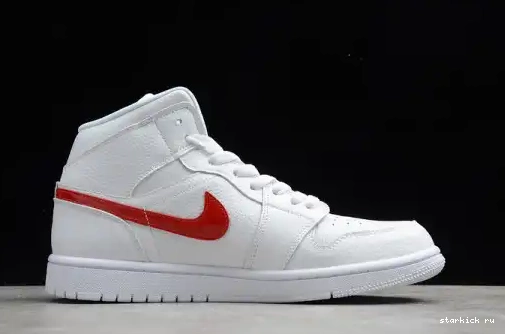 1 Jordan BQ6472-106 White (W) University Mid BQ6472-106 Red 0429